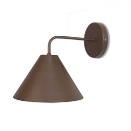 Luminária de Parede Arandela Fixa Tarsila Marrom Cortem - 1