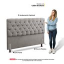 Ver imagem 5 de Cabeceira Cama Box Casal Queen Size Lylla 160cm Capitonê com Frame Linho Bege - Desk Design