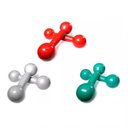 Ver imagem 1 de Kit de Halteres Revestidos - Pares de 1,2 e 3 Kg