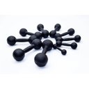 Ver imagem 1 de Kit Halteres de Ferro Fundido Pintado - Pares de 1 a 5 Kg