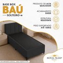 Ver imagem 3 de Cama Box com Baú Solteiro Suede Antiácaro Preto Royal Sleep