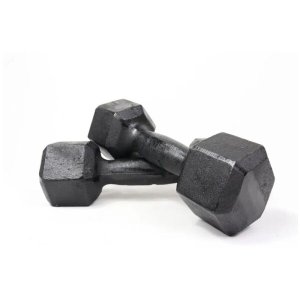 Par de Halteres Sextavado - 9 Kg