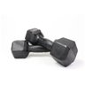 Par de Halteres Sextavado - 9 Kg - 1