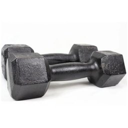 Par de Halteres Sextavado - 9 Kg - 2