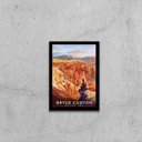 Ver imagem 1 de Quadro Parque Bryce Canyon 33x24cm - com vidro:Madeira preta