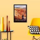 Ver imagem 2 de Quadro Parque Bryce Canyon 33x24cm - com vidro:Madeira preta
