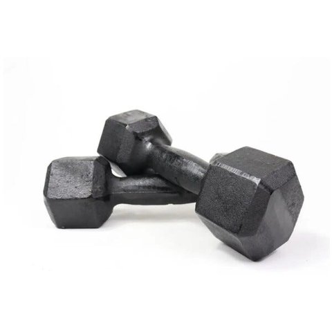 Par de Halteres Sextavado - 6 Kg
