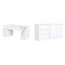 Ver imagem 2 de Cama Infanto Juvenil Estação de Trabalho com Balcão Cor Branco
