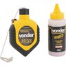 Linha com giz vermelha para drywall Vonder - 1