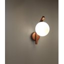 Ver imagem 6 de Arandela Jabuticaba C/ Tecla Quarto Cabeceira de Cama Lavabo - Cobre