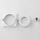 Ver imagem 5 de Spot Embutir Par 30 Quadrado Termoplastico Branco Face Recuado Save Energy