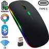 Mouse sem Fio Bluetooth 5.2 & Wireless 2.4ghz Usb C Recarregável Dpi Ajustável - Ap04 - 1