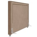 Ver imagem 4 de Cabeceira Cama Box Casal Queen 160cm Mali P02 Veludo Bege - Mpozenato