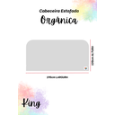 Ver imagem 4 de Cabeceira Estofada King Orgânica Não É Segredo Linho Cru Mesclado 195x120