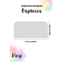 Cabeceira Estofada King Orgânica Não É Segredo Linho Cru Mesclado 195x120 - 4