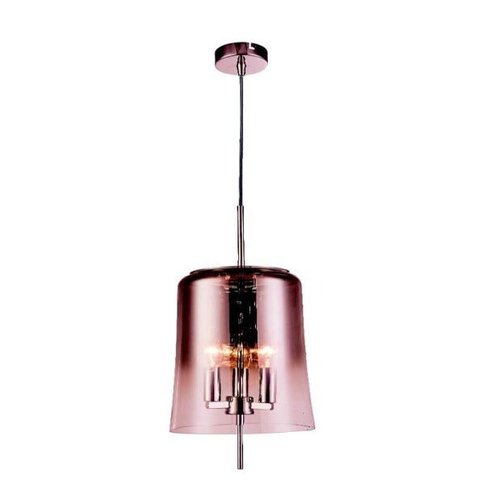 Pendente Hive Metal Vidro Cobre 27x25cm 3E14 PD1134 New Line
