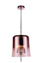 Ver imagem 1 de Pendente Hive Metal Vidro Cobre 27x25cm 3E14 PD1134 New Line