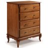 Comoda Malci Imbuia 4 Gavetas 116cm - 59787 - 2
