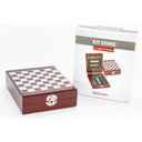 Ver imagem 3 de Kit Acessórios para Vinho 5 Peças Inox Caixa com Jogo Xadrez