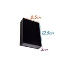 Ver imagem 2 de Arandela LED Preta LED 4W 3000K 12cm Muro Parede Externa Delis