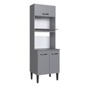 Ver imagem 1 de Paneleiro Forno Duplo 3 Portas Light Cinza