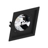 Spot Embutir Ar111 Quadrado Termoplastico Preto Face Recuado Save Energy - 1