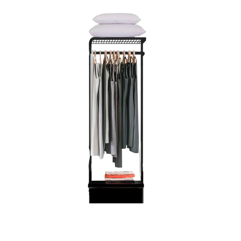 Closet Aramado - Linear Clr 371 com Gaveta - 0,70m - Preto
