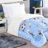 Coberdrom Pele de Carneiro Infantil Estampada Esporte Sherpa Solteiro 1,60m x 2,40m - 1