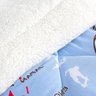 Coberdrom Pele de Carneiro Infantil Estampada Esporte Sherpa Solteiro 1,60m x 2,40m - 5