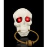 Campainha Crânio com Som e Luzes Decoração Casa Porta Halloween 29cm X 13cm - 2