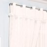 Cortina de Sala ou Quarto 3m x 2,80m de Altura Ideal para Varão Duplo de 3 Metros Palha - 2