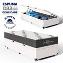 Ver imagem 2 de Cama Box Baú com Colchão de Espuma D33 Ortobom Airtech 100 Solteiro 88 Cm