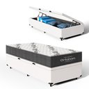 Ver imagem 1 de Cama Box Baú com Colchão de Espuma D33 Ortobom Airtech 100 Solteiro 88 Cm
