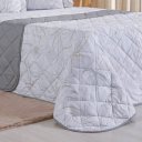 Ver imagem 5 de Kit Colcha Casal 200 Fios Estampada New 100% Algodão 220x240cm Dessin