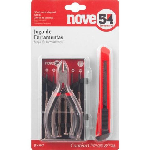 Jogo de Ferramentas com 8 Peças Jfn047 - Nove54