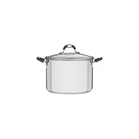 Caldeirão Solar Silicone em Aço Inox com Fundo Triplo com Tampa de Vidro 28 Cm 11,9 L