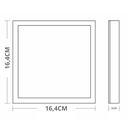 Ver imagem 7 de Painel Com Placa de Led Taschibra 12W Lys Quadrado Sobrepor Bivolt 6500K Branco Frio