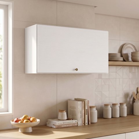 Cozinha Armário Aéreo 1 Porta 80cm Magnólia Yescasa