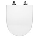 Ver imagem 1 de Assento Sanitário Poliéster para Louça Lift (docol) Super Luxo Cromado (reb. Oculto) Branco