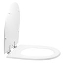Ver imagem 2 de Assento Sanitário Poliéster para Louça Lift (docol) Super Luxo Cromado (reb. Oculto) Branco