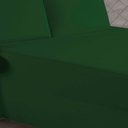 Ver imagem 2 de Jogo de Cama Casal Nobre 3 Peças Luva de Box 55cm de Altura Malha 100% Algodão - Verde-bandeira