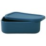 Pote para Alimentos com Tampa Silicone - Azul - Quanhe - 2