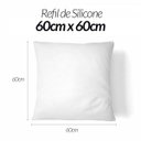 Ver imagem 7 de Kit de Almofadas Grandes para Sofá 60cm x 60cm 6 Unidades com Refil de Silicone