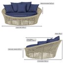 Ver imagem 2 de Chaise Hungria Alumínio Pintura Preta Corda Náutica E10 Trama Original