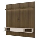 Ver imagem 1 de Painel Suspenso Tv 75 Pol 183 Cm 4585 Arly Pinho Ripado Off White