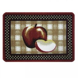 Tapete para Cozinha Bouclê Maçãs D7 Elegance Niazitex 45x65cm - 1
