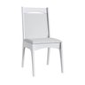 Conjunto Mesa Elástica 6 Cadeiras MDF Branco Lilies Móveis - 6
