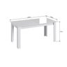 Conjunto Mesa Elástica 6 Cadeiras MDF Branco Lilies Móveis - 3