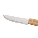 Ver imagem 2 de Faca para Churrasco Aço Inox e Cabo Bambu 37 Cm Lyor
