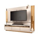 Ver imagem 2 de Estante Home Theater Montane e Mesa de Centro Cadenza Off White Cinamomo - Hb Móveis
